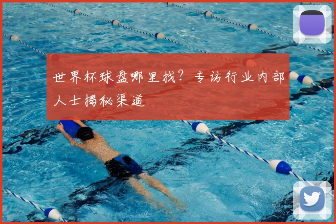 世界杯球盘哪里找?专访行业内部人士揭秘渠道